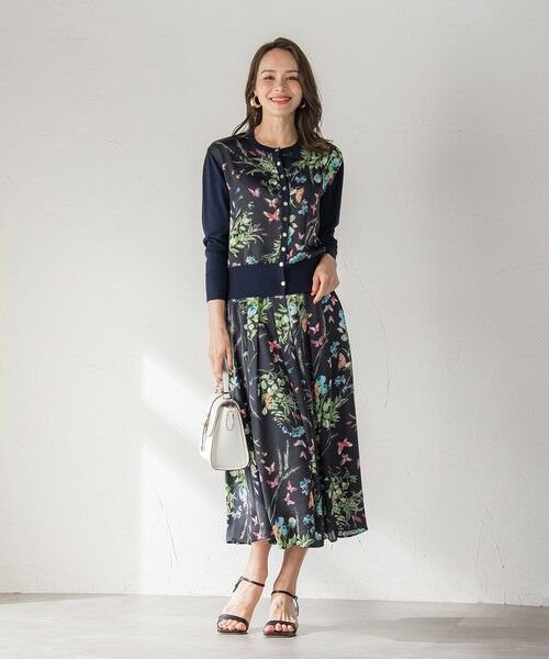 Viaggio Blu / ビアッジョブルー カーディガン・ボレロ | バタフライドッキングカーディガン≪手洗い可能≫ | 詳細7