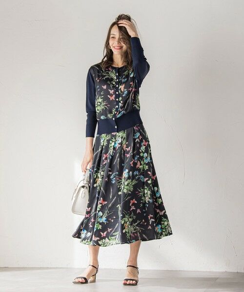 Viaggio Blu / ビアッジョブルー カーディガン・ボレロ | バタフライドッキングカーディガン≪手洗い可能≫ | 詳細8