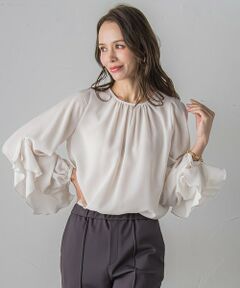 Viaggio Blu / ビアッジョブルー シャツ・ブラウス | ラッフルブラウス≪洗濯機で洗える≫