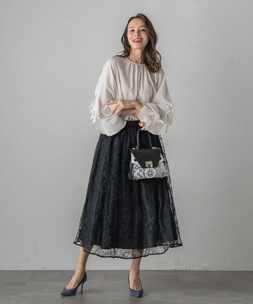 Viaggio Blu / ビアッジョブルー シャツ・ブラウス | ラッフルブラウス≪洗濯機で洗える≫ | 詳細11