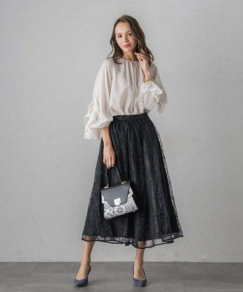 Viaggio Blu / ビアッジョブルー シャツ・ブラウス | ラッフルブラウス≪洗濯機で洗える≫ | 詳細12