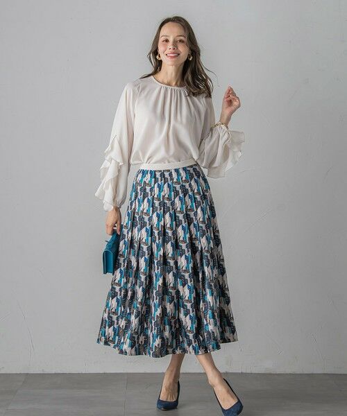 Viaggio Blu / ビアッジョブルー シャツ・ブラウス | ラッフルブラウス≪洗濯機で洗える≫ | 詳細13