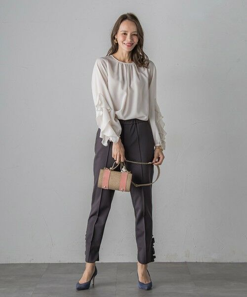 Viaggio Blu / ビアッジョブルー シャツ・ブラウス | ラッフルブラウス≪洗濯機で洗える≫ | 詳細7