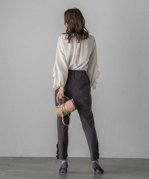 Viaggio Blu / ビアッジョブルー シャツ・ブラウス | ラッフルブラウス≪洗濯機で洗える≫ | 詳細9