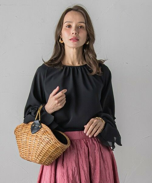 Viaggio Blu / ビアッジョブルー シャツ・ブラウス | ラッフルブラウス≪洗濯機で洗える≫ | 詳細15