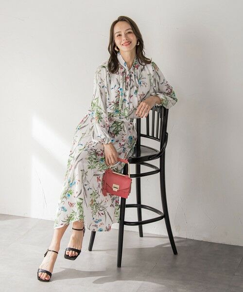 Viaggio Blu / ビアッジョブルー シャツ・ブラウス | バタフライプリントブラウス≪洗濯機で洗える≫ | 詳細11