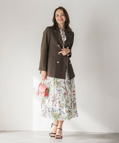 Viaggio Blu / ビアッジョブルー シャツ・ブラウス | バタフライプリントブラウス≪洗濯機で洗える≫ | 詳細12