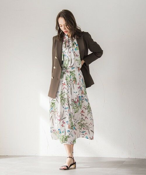 Viaggio Blu / ビアッジョブルー シャツ・ブラウス | バタフライプリントブラウス≪洗濯機で洗える≫ | 詳細13