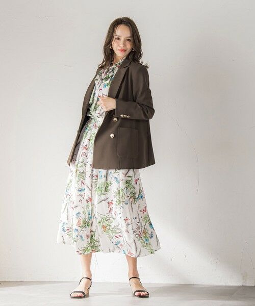 Viaggio Blu / ビアッジョブルー シャツ・ブラウス | バタフライプリントブラウス≪洗濯機で洗える≫ | 詳細14