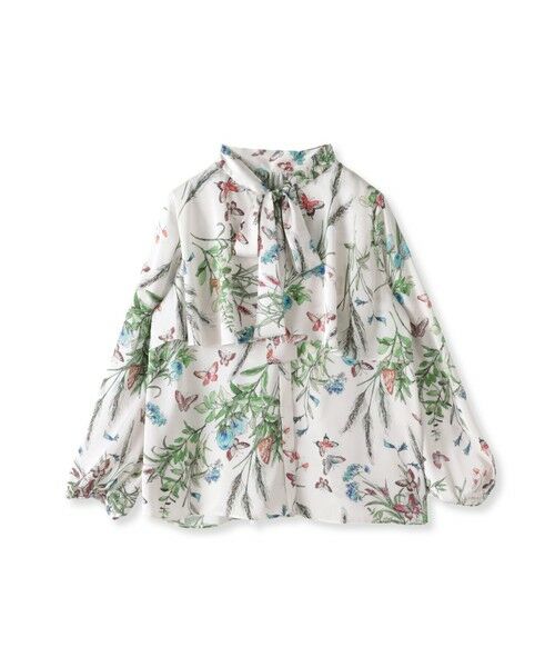Viaggio Blu / ビアッジョブルー シャツ・ブラウス | バタフライプリントブラウス≪洗濯機で洗える≫ | 詳細18