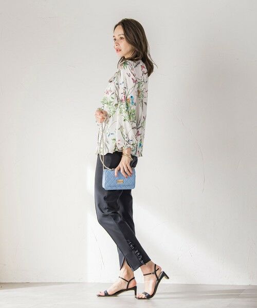 Viaggio Blu / ビアッジョブルー シャツ・ブラウス | バタフライプリントブラウス≪洗濯機で洗える≫ | 詳細6