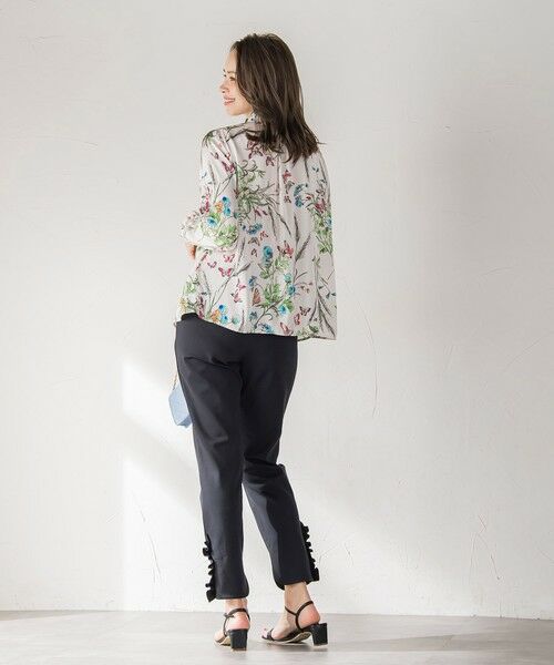 Viaggio Blu / ビアッジョブルー シャツ・ブラウス | バタフライプリントブラウス≪洗濯機で洗える≫ | 詳細7