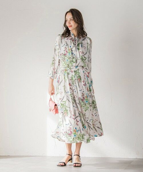 Viaggio Blu / ビアッジョブルー シャツ・ブラウス | バタフライプリントブラウス≪洗濯機で洗える≫ | 詳細9