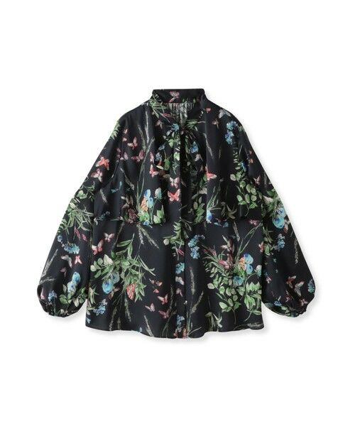 Viaggio Blu / ビアッジョブルー シャツ・ブラウス | バタフライプリントブラウス≪洗濯機で洗える≫ | 詳細27