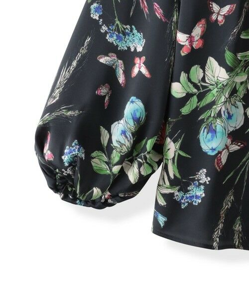 Viaggio Blu / ビアッジョブルー シャツ・ブラウス | バタフライプリントブラウス≪洗濯機で洗える≫ | 詳細30