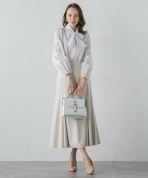 Viaggio Blu / ビアッジョブルー シャツ・ブラウス | 袖レースブラウス≪洗濯機で洗える≫ | 詳細2