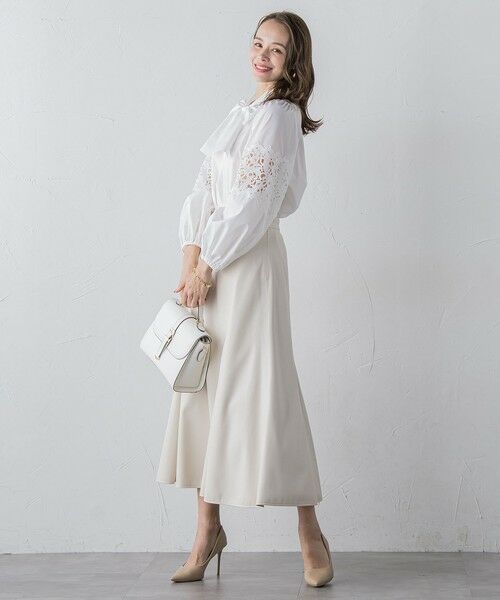 Viaggio Blu / ビアッジョブルー シャツ・ブラウス | 袖レースブラウス≪洗濯機で洗える≫ | 詳細3