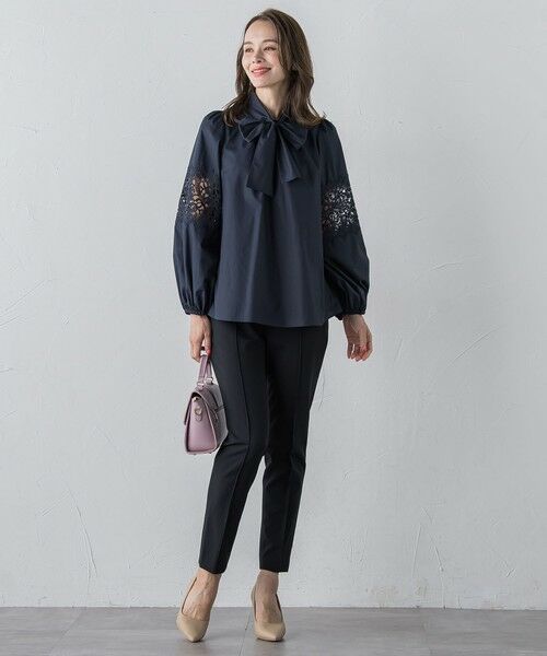 Viaggio Blu / ビアッジョブルー シャツ・ブラウス | 袖レースブラウス≪洗濯機で洗える≫ | 詳細8