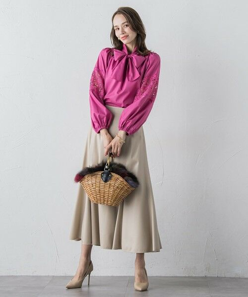 Viaggio Blu / ビアッジョブルー シャツ・ブラウス | 袖レースブラウス≪洗濯機で洗える≫ | 詳細13