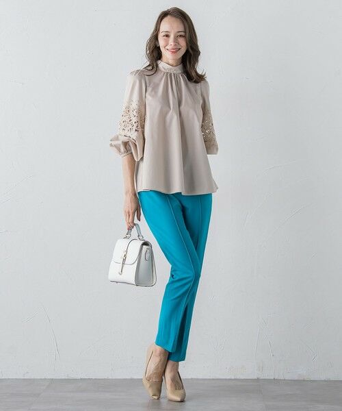 Viaggio Blu / ビアッジョブルー シャツ・ブラウス | 袖レースブラウス≪洗濯機で洗える≫ | 詳細18