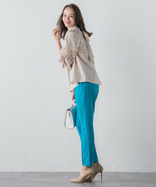 Viaggio Blu / ビアッジョブルー シャツ・ブラウス | 袖レースブラウス≪洗濯機で洗える≫ | 詳細19