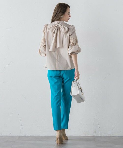 Viaggio Blu / ビアッジョブルー シャツ・ブラウス | 袖レースブラウス≪洗濯機で洗える≫ | 詳細20