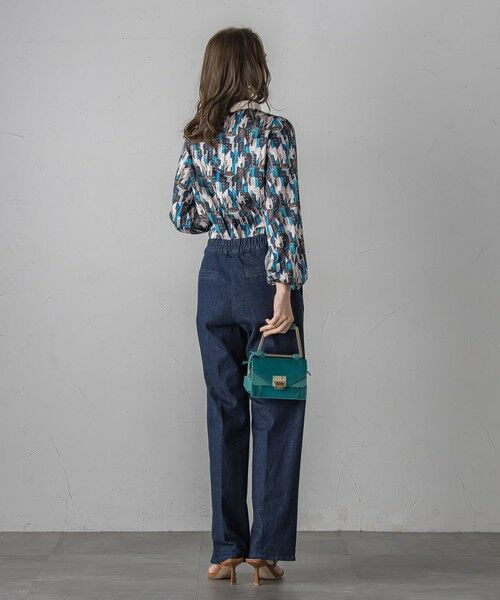 Viaggio Blu / ビアッジョブルー シャツ・ブラウス | ビルディング柄ブラウス≪洗濯機で洗える≫ | 詳細3