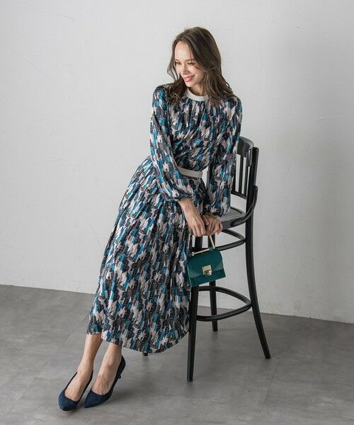 Viaggio Blu / ビアッジョブルー シャツ・ブラウス | ビルディング柄ブラウス≪洗濯機で洗える≫ | 詳細9