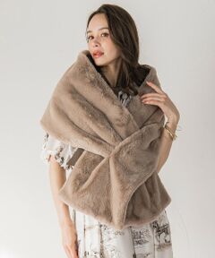 Viaggio Blu / ビアッジョブルー マフラー・ショール・スヌード・ストール | フェイクファーストール≪手洗い可能≫