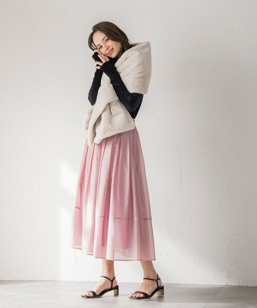 Viaggio Blu / ビアッジョブルー マフラー・ショール・スヌード・ストール | フェイクファーストール≪手洗い可能≫ | 詳細5