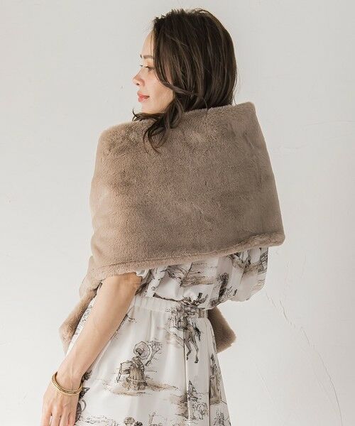 Viaggio Blu / ビアッジョブルー マフラー・ショール・スヌード・ストール | フェイクファーストール≪手洗い可能≫ | 詳細14