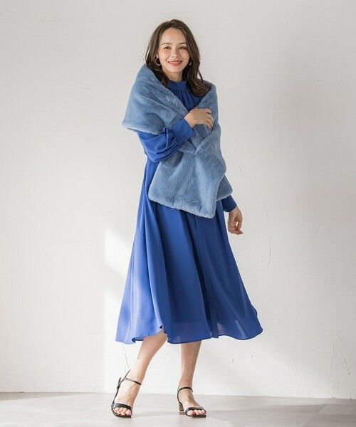 Viaggio Blu / ビアッジョブルー マフラー・ショール・スヌード・ストール | フェイクファーストール≪手洗い可能≫ | 詳細26