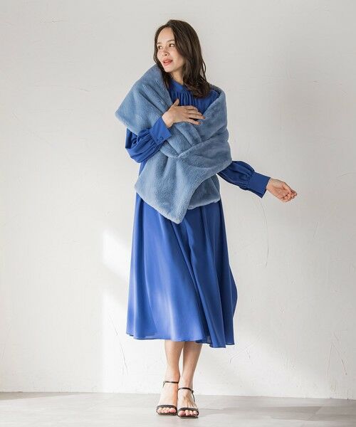 Viaggio Blu / ビアッジョブルー マフラー・ショール・スヌード・ストール | フェイクファーストール≪手洗い可能≫ | 詳細28