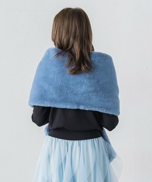 Viaggio Blu / ビアッジョブルー マフラー・ショール・スヌード・ストール | フェイクファーストール≪手洗い可能≫ | 詳細30