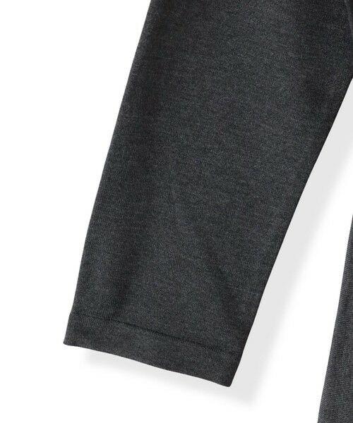 Viaggio Blu / ビアッジョブルー ロング・マキシ丈ワンピース | バイカラーニットワンピース≪手洗い可能≫ | 詳細10