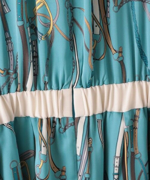 Viaggio Blu / ビアッジョブルー ロング・マキシ丈ワンピース | 馬具プリントワンピース≪手洗い可能≫ | 詳細27