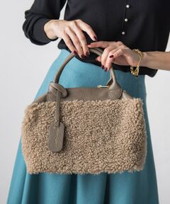 Viaggio Blu / ビアッジョブルー その他小物 | 【BEVINI】ラメフェイクファーバッグ