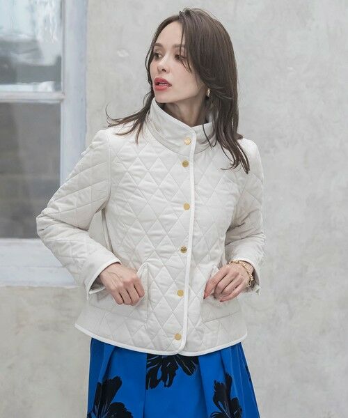 Viaggio Blu / ビアッジョブルー テーラードジャケット | スエード調キルティングジャケット | 詳細1