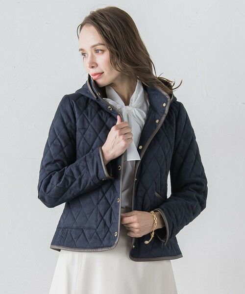 Viaggio Blu / ビアッジョブルー テーラードジャケット | スエード調キルティングジャケット | 詳細12