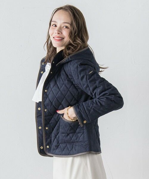 Viaggio Blu / ビアッジョブルー テーラードジャケット | スエード調キルティングジャケット | 詳細13