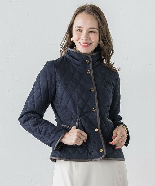Viaggio Blu / ビアッジョブルー テーラードジャケット | スエード調キルティングジャケット | 詳細19