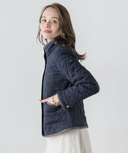 Viaggio Blu / ビアッジョブルー テーラードジャケット | スエード調キルティングジャケット | 詳細20