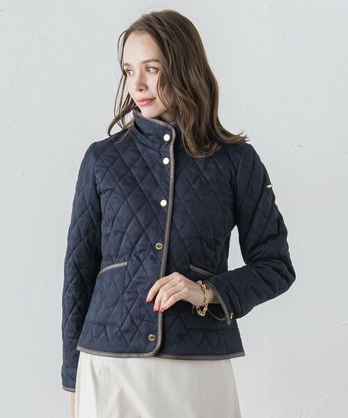 Viaggio Blu / ビアッジョブルー テーラードジャケット | スエード調キルティングジャケット | 詳細22