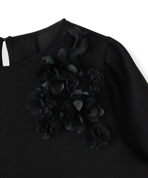 Viaggio Blu / ビアッジョブルー カットソー | フラワーモチーフダンボールトップス≪手洗い可能≫ | 詳細12
