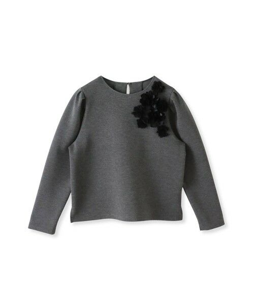 Viaggio Blu / ビアッジョブルー カットソー | フラワーモチーフダンボールトップス≪手洗い可能≫ | 詳細24