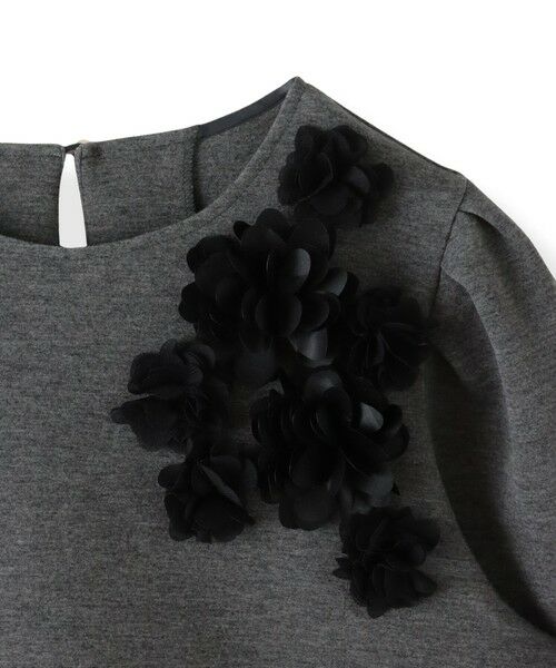 Viaggio Blu / ビアッジョブルー カットソー | フラワーモチーフダンボールトップス≪手洗い可能≫ | 詳細25