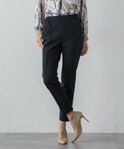 Viaggio Blu / ビアッジョブルー その他パンツ | ピンタックテーパードパンツ≪洗濯機で洗える≫ | 詳細2