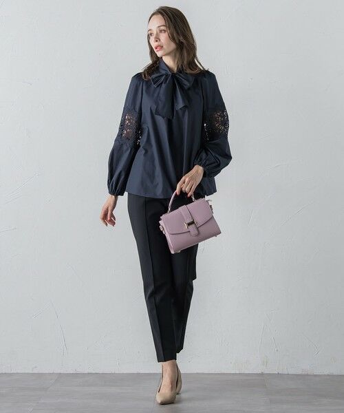 Viaggio Blu / ビアッジョブルー その他パンツ | ピンタックテーパードパンツ≪洗濯機で洗える≫ | 詳細5