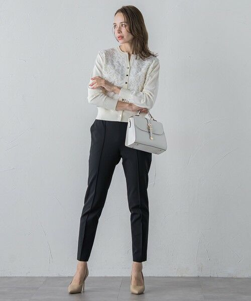 Viaggio Blu / ビアッジョブルー その他パンツ | ピンタックテーパードパンツ≪洗濯機で洗える≫ | 詳細8