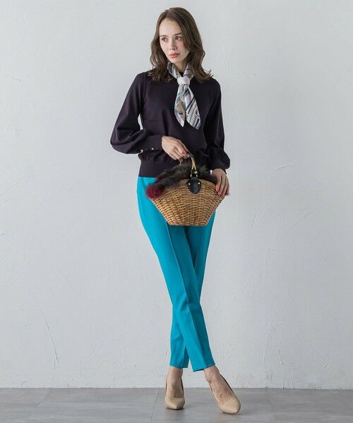 Viaggio Blu / ビアッジョブルー その他パンツ | ピンタックテーパードパンツ≪洗濯機で洗える≫ | 詳細18